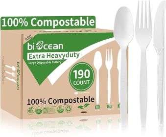 Extra Heavyduty Compostable Spoons [200 Count